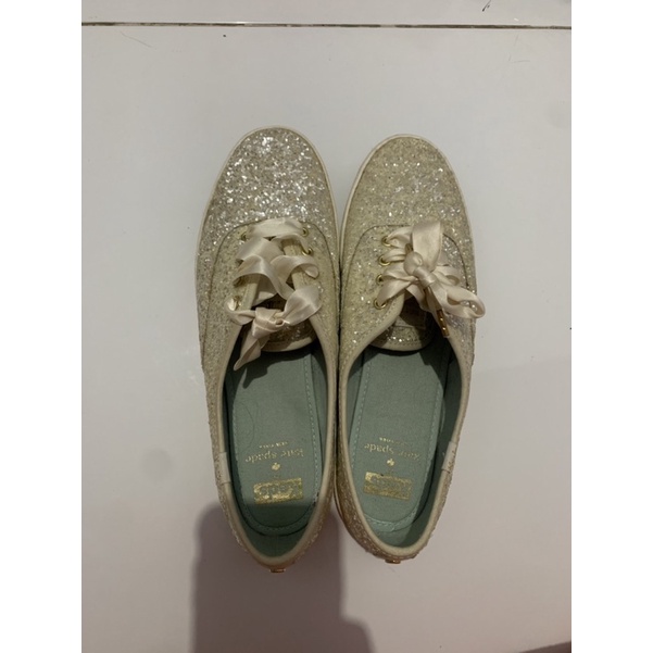 Sepatu Keds Kate Spade shoes glitter size 39