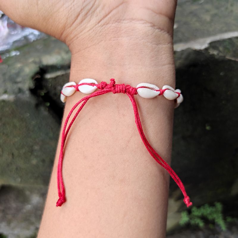 GELANG KERANG/GELANG KERANG LAUT/KERAJINAN KERANG/GELANG UNIK/SUPPLIER GELANG/SEASHELL BRACELET/CLAM-7