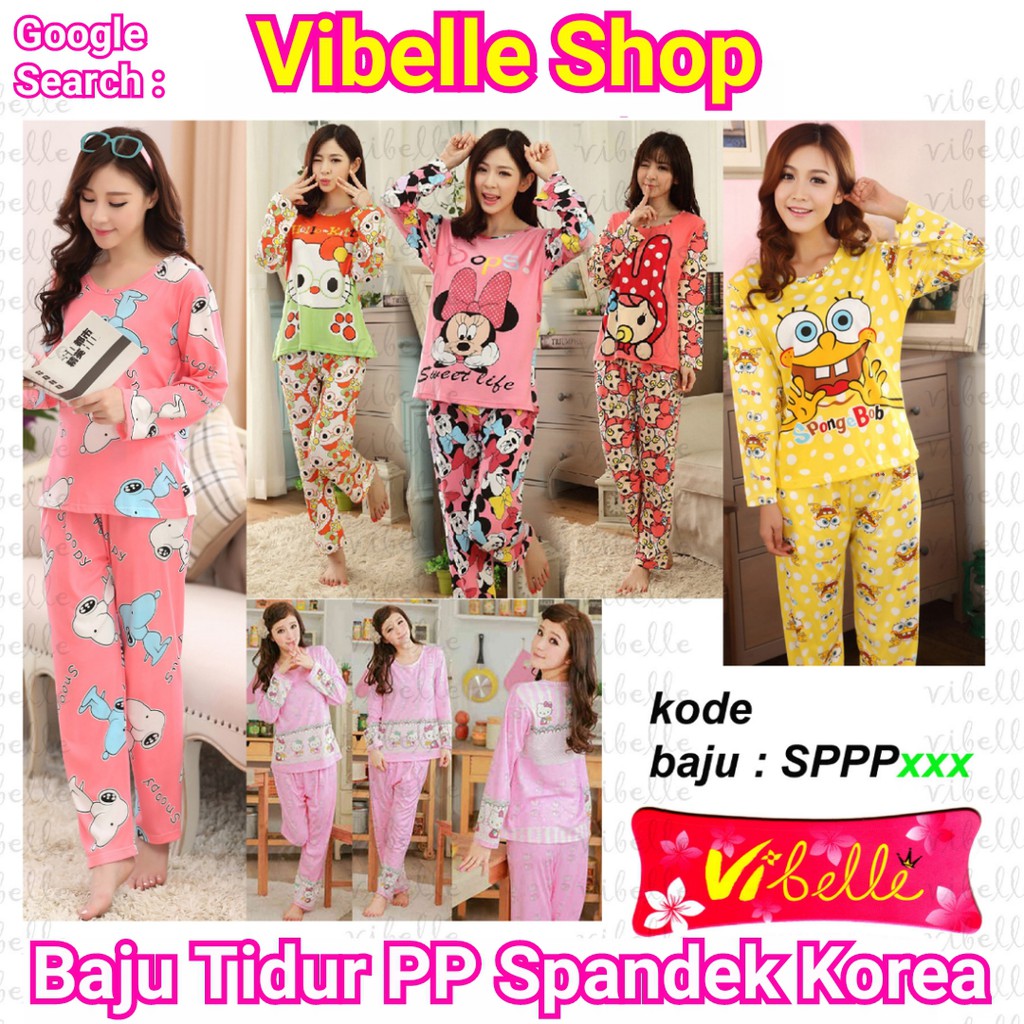 20xx Baju Tidur CP Vibelle Shop Grosir Piyama Fashion Setelan