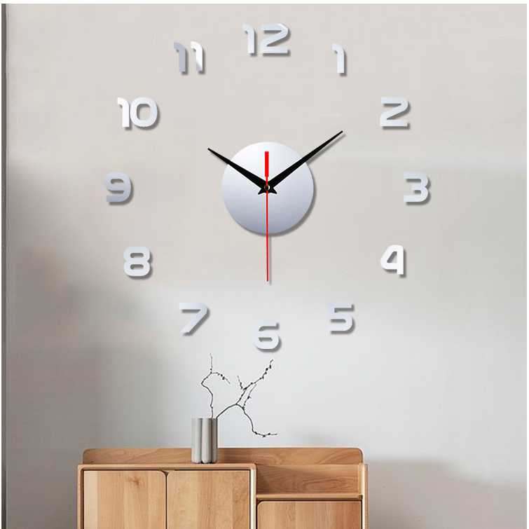 TD-DCB EMOYO Jam Dinding DIY Wall Clock Model Simple 30 CM - DIY-201