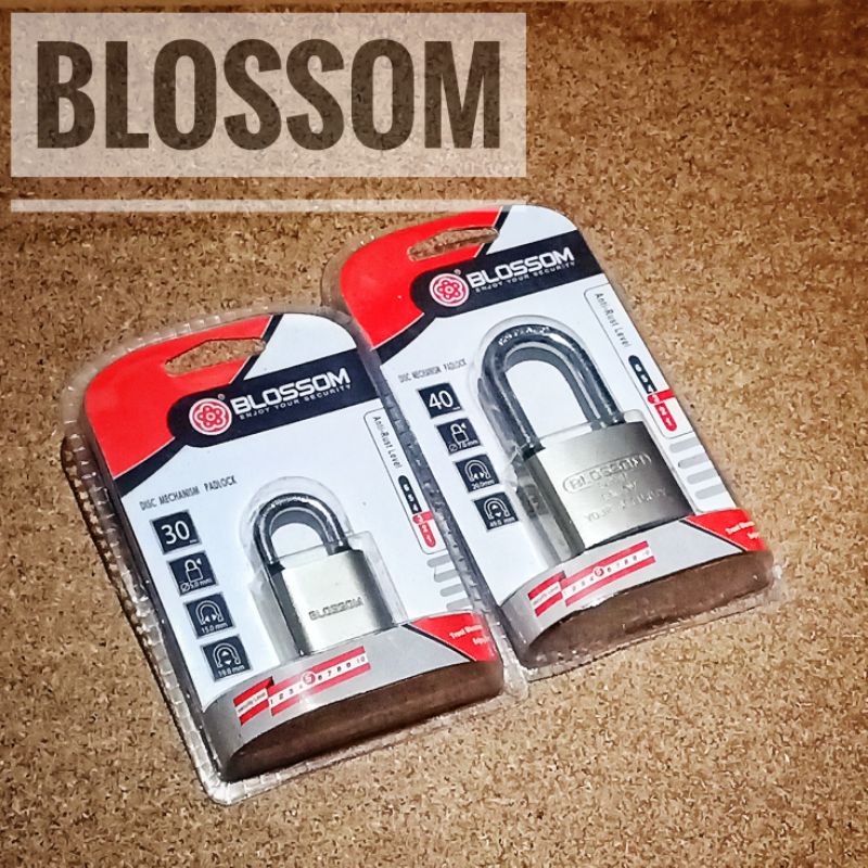 Gembok Baja Anti Maling Gembok Blossom LS32 All Size