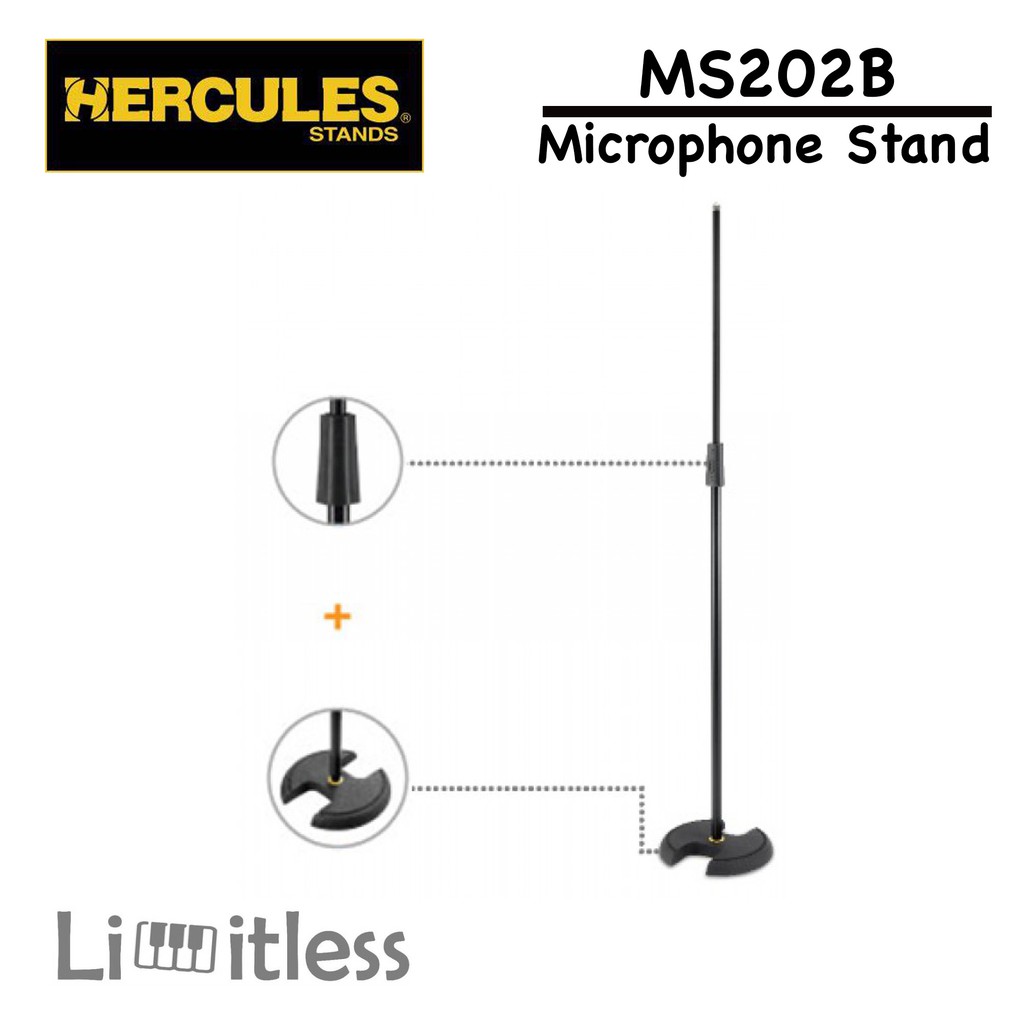 Hercules MS202B Microphone Stand Original