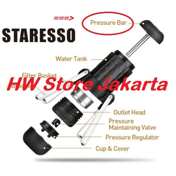 Sparepart Staresso Mirage SP 300: Pompa - Pressure Bar Part