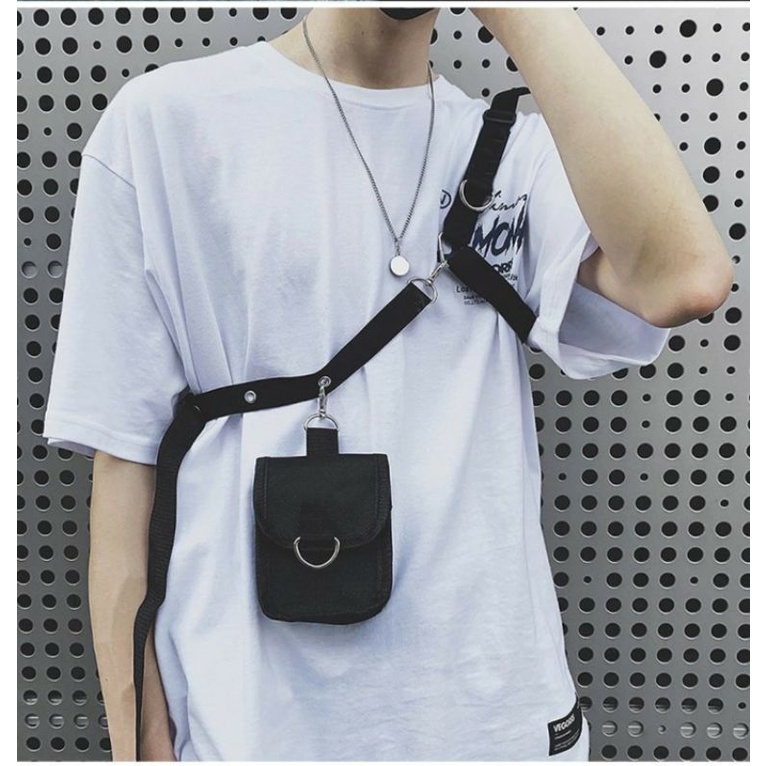 ROBYNN Strap Harness Body Bag Belt Aksesoris Kpop Style Korea Streetwear Garter Suspender Unisex