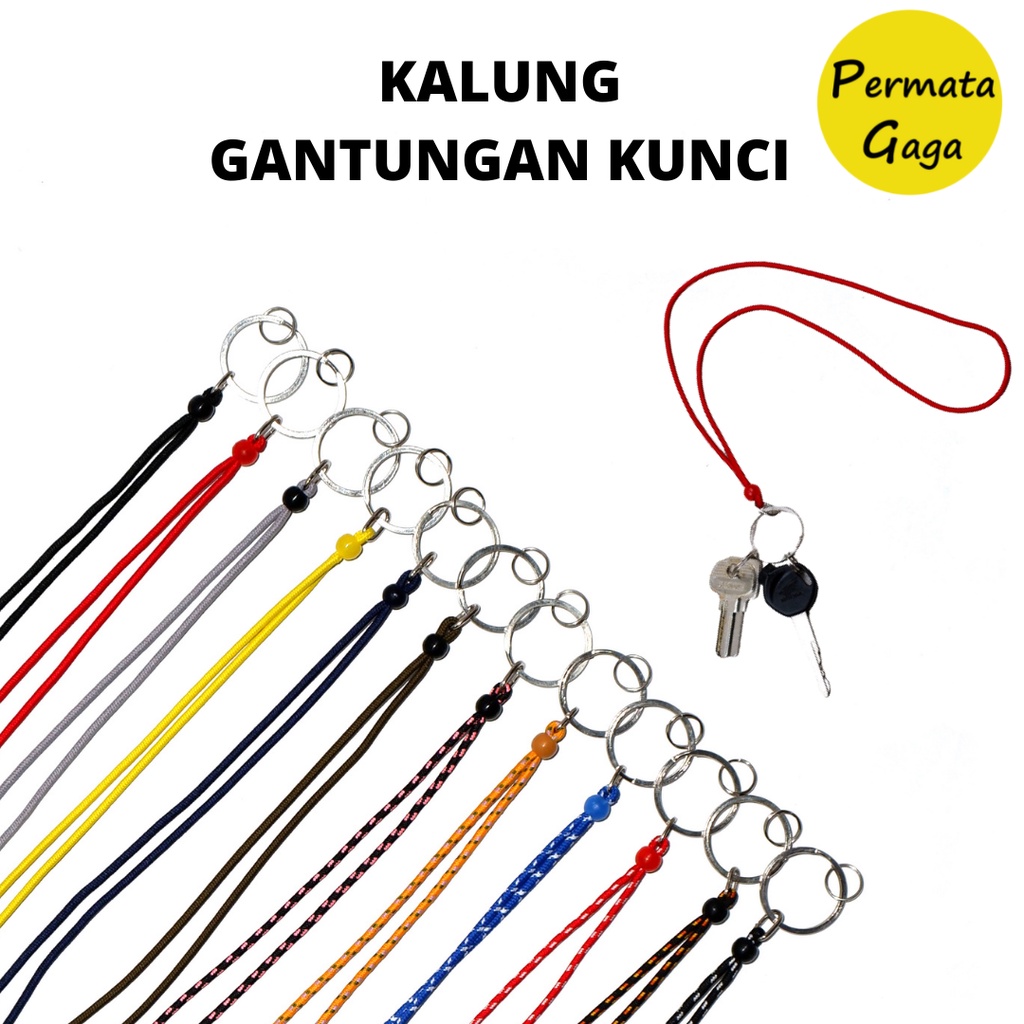 Kalung tali gantungan kunci motor kalung panjang