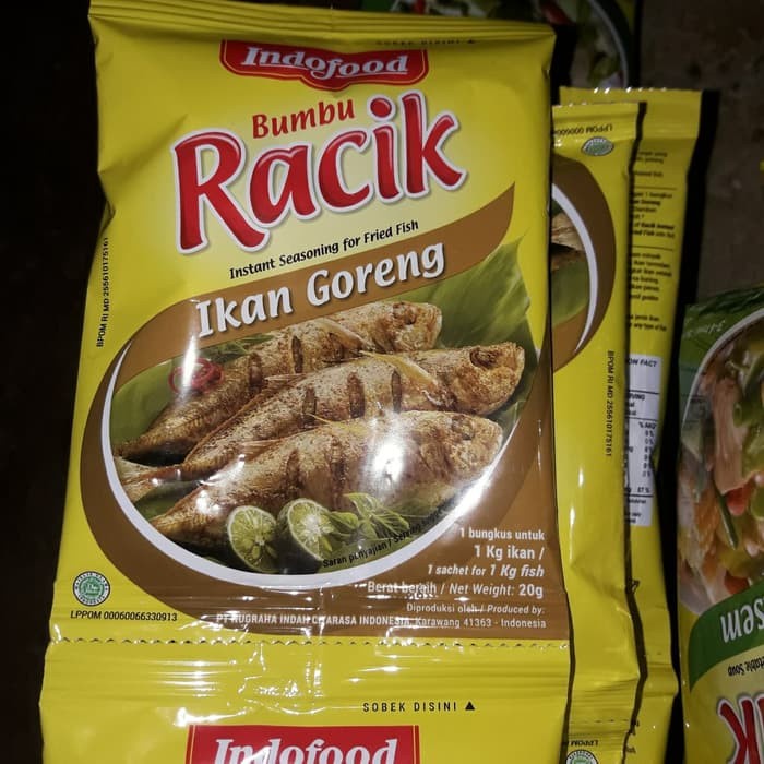 

racik ikan goreng 1 renceng / 10 pcs
