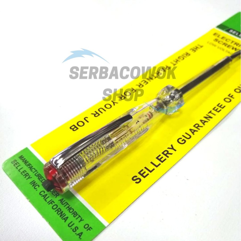 Tespen Elektrikal Test Screwdriver Low Voltage 100- 500 Volt Sellery Termurah Berkualitas