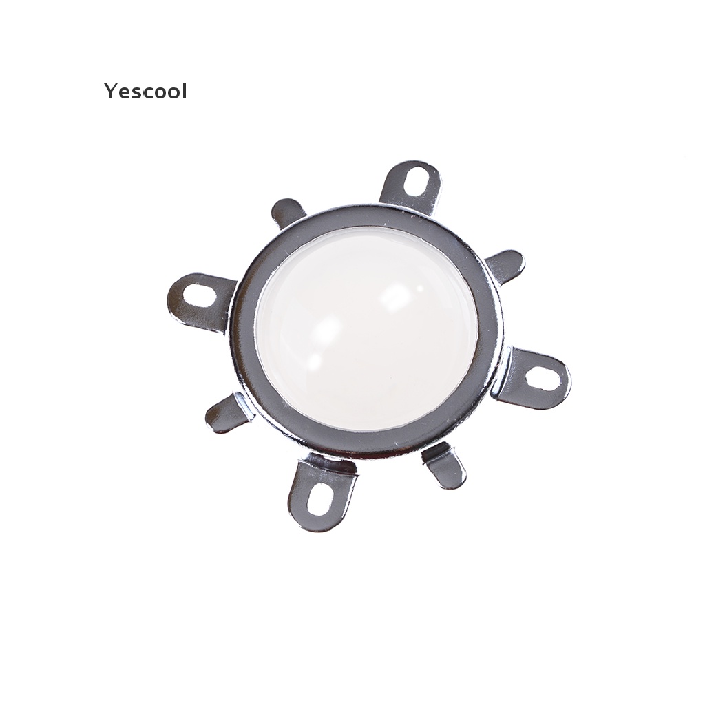 Yescool Lensa LED 44mm + Reflektor Collimator + Bracket Fixed Untuk Lampu LED 20W-100W