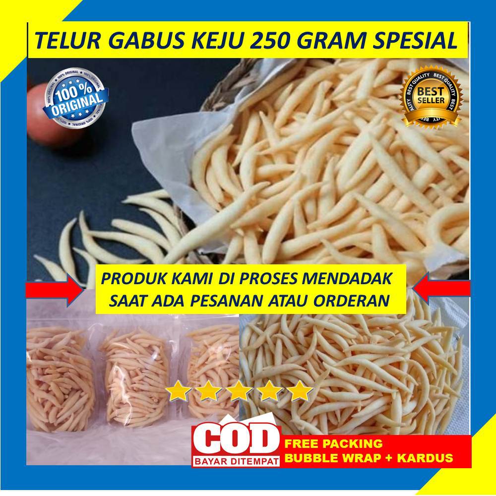 

Telur Gabus Keju 250 Gram Stik Cendol