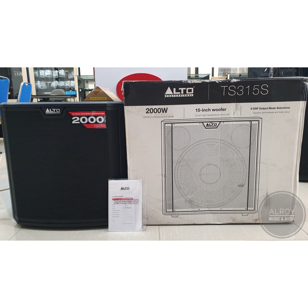 Subwoofer Aktif Alto Truesonic TS315S / TS 315S 15"