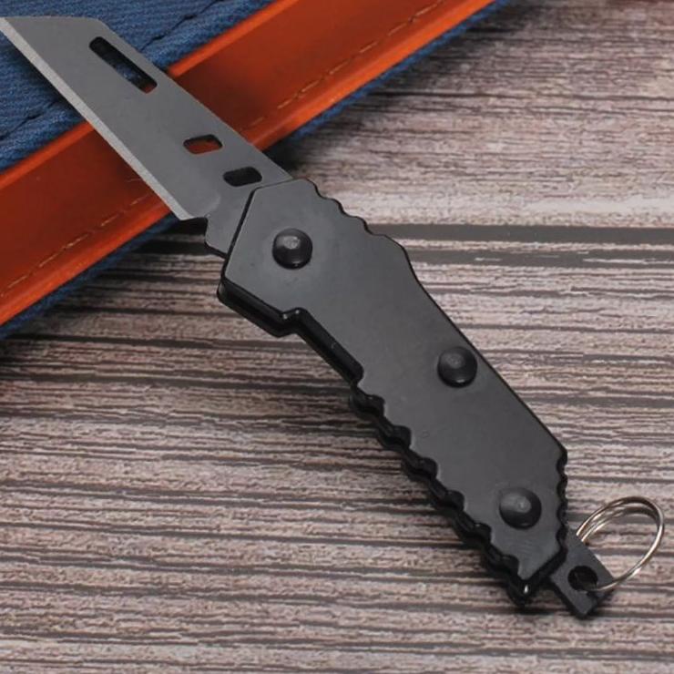 ♠FLASHSALE♠ PISAU SURVIVAL BOMBER PISAU SAKU LIPAT MINI PORTABLE KEYCHAIN SURVIVAL KNIFE PISAU LIPAT