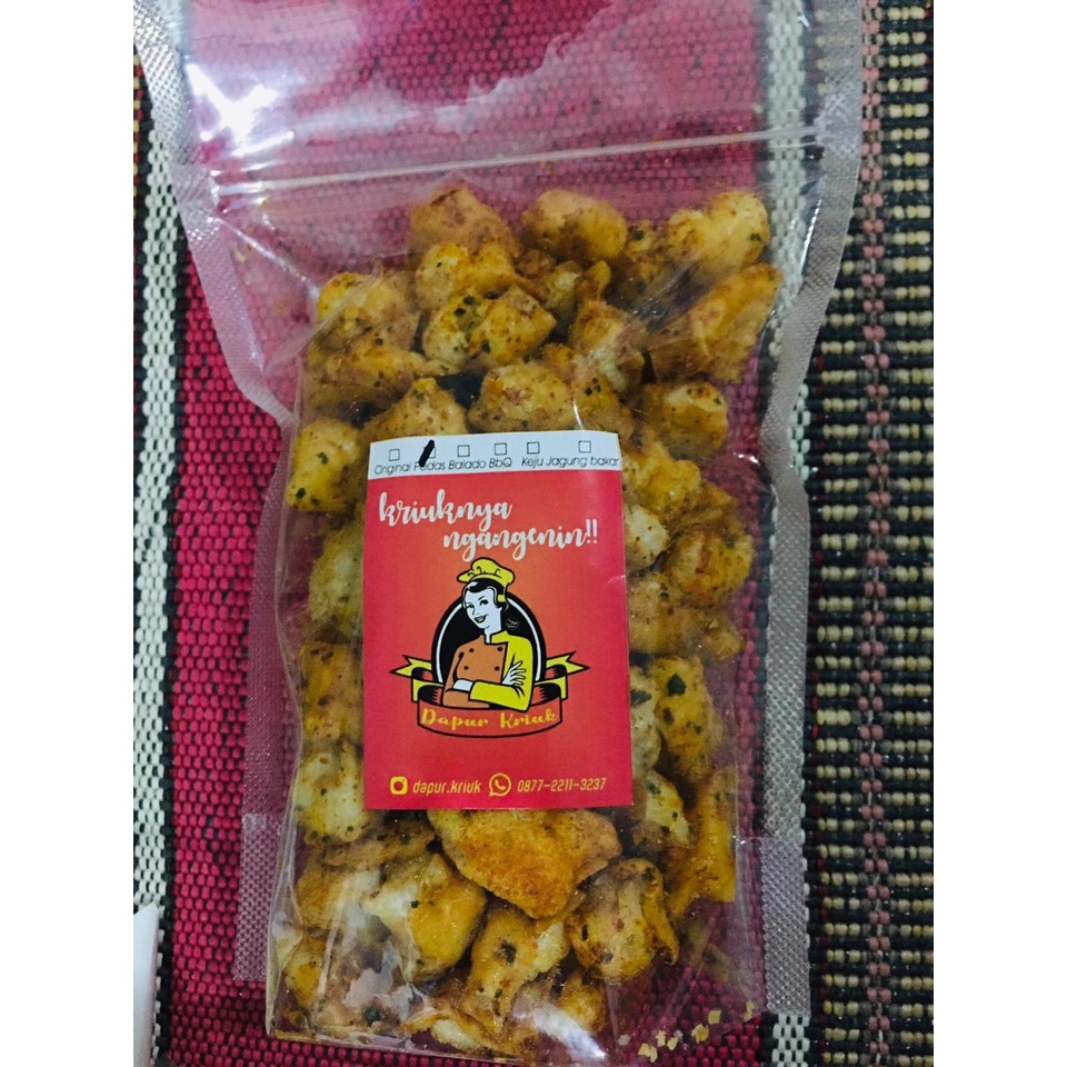 

Camilan Dapur Kriuk Cuanki Mini Kemasan Sedang