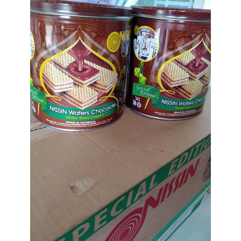 Nissin wafer kaleng 300gr