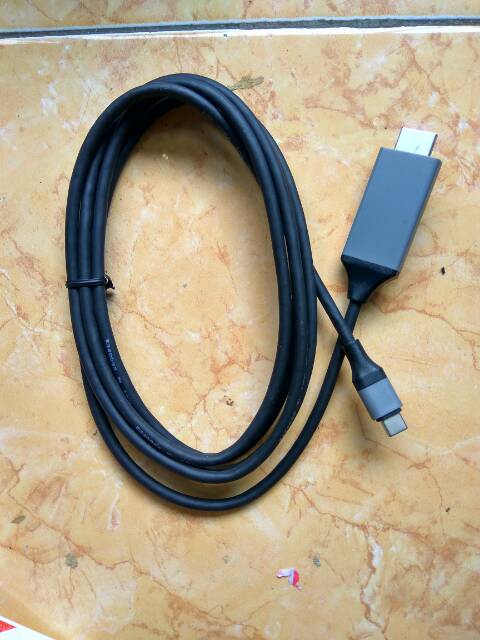 USB TYPE C to HDTV proyektor kabel for galaxy S8 2M 2 meter