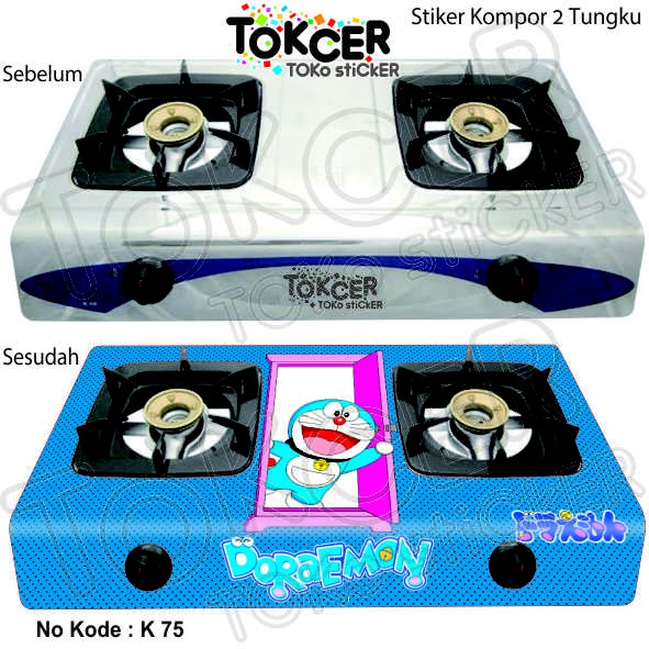 Stiker Kompor 2 Tungku DORAEMON