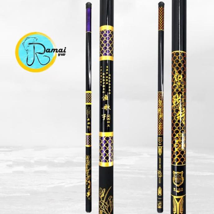 Joran Tegek Kagawa Batik Carbon 450 Hard Action