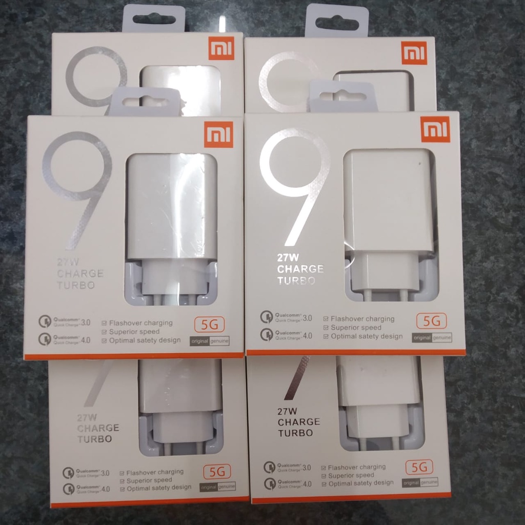 Charger Xiaomi 27 Watt 27W Type C Fast Charging Kualitas Ori