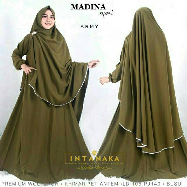 Gamis Madina Syari Ori Intanaka