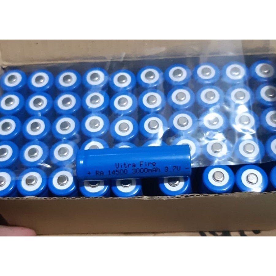 Baterai / batre A2 3.7V 3000 mah Li-ion 14500 Recharge