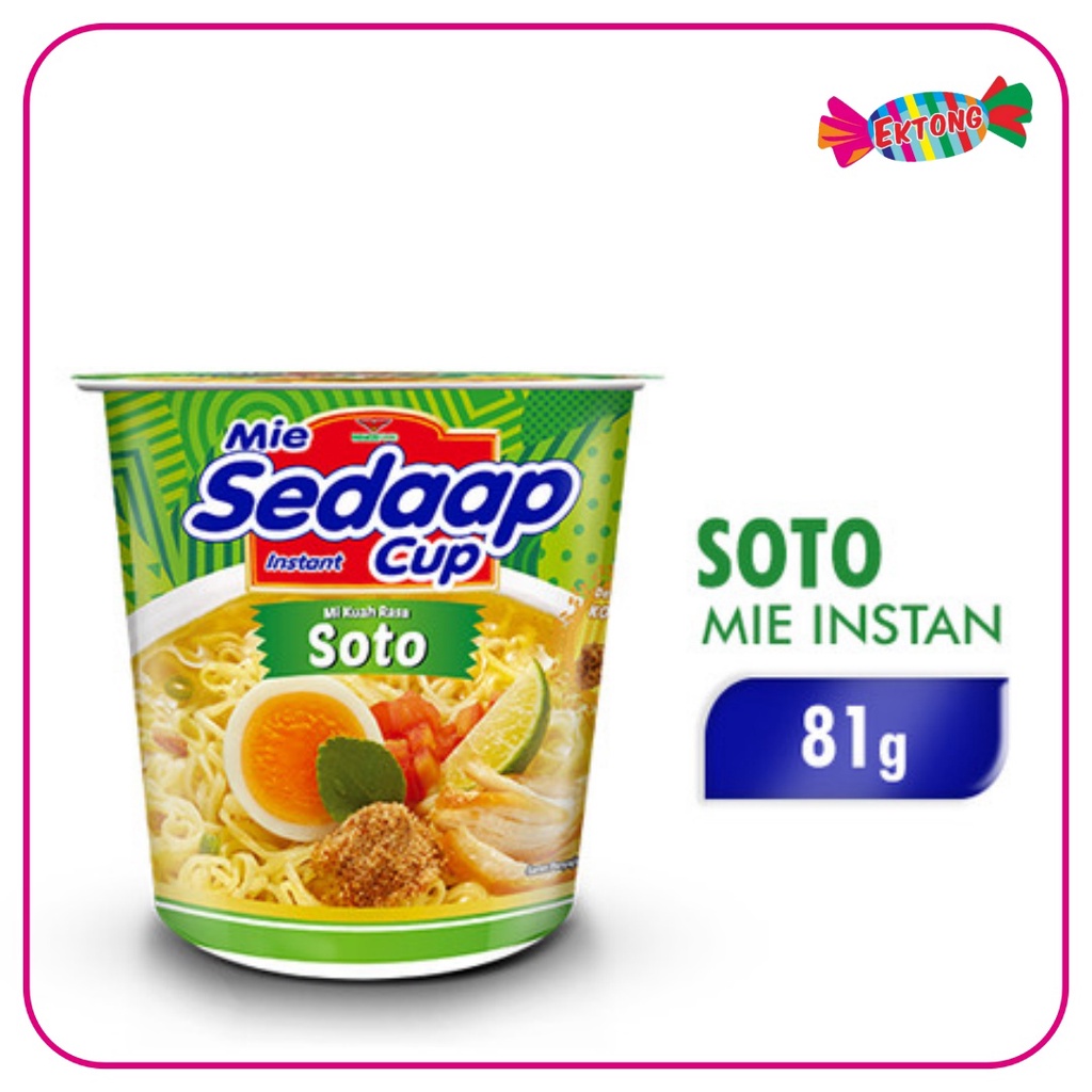 

SEDAAP CUP MIE SOTO 81 GR