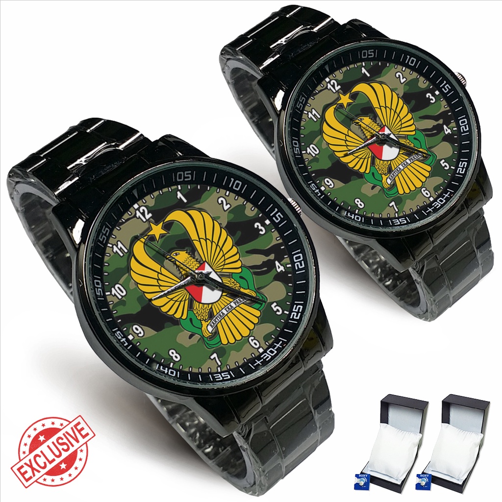 Jam Tangan Rantai Couple TNI A.D KARTIKA EKA PAKSI (Cool)