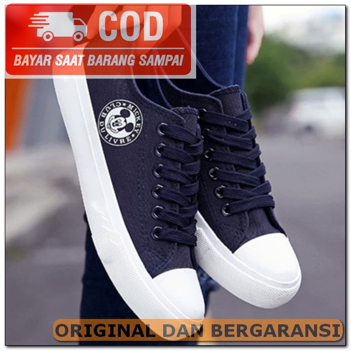 Hy Clasio Sepatu Srs Wanita Sepatu Casual Wanita Fashion Sepatu W GM934  Kets Ys07 Navy - Navy, 37