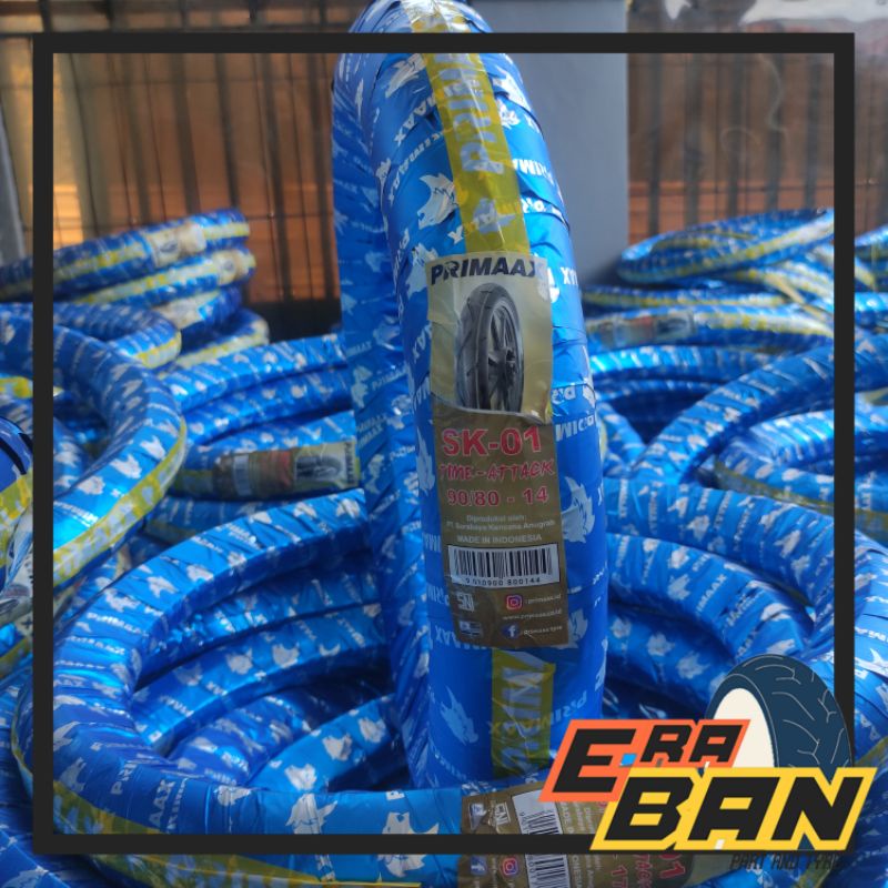 BAN LUAR PRIMAAX SK 01 TIME ATTACK 90 80 RING 14 TUBETYPE BAN DONAT SK01