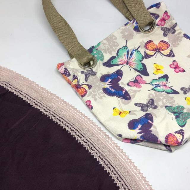 Mukena / mukenah jumbo satin seta silk - Ungu Tua