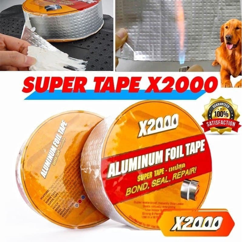 ALUMINIUM FOIL TAPE X2000 PITA ALUMINIUM TAHAN AIR