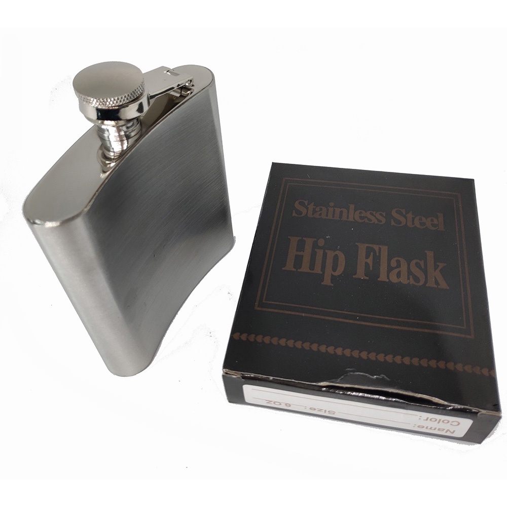 Botol Minum Wine Whiskey Hip Flask 7oz F0212