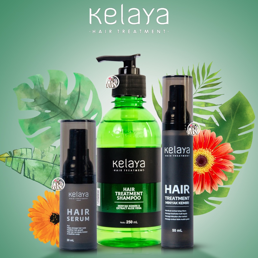 KELAYA HAIR CARE &amp; TREATMENT HAIR SERIES ( SHAMPOO / HAIR SERUM / MINYAK KEMIRI )