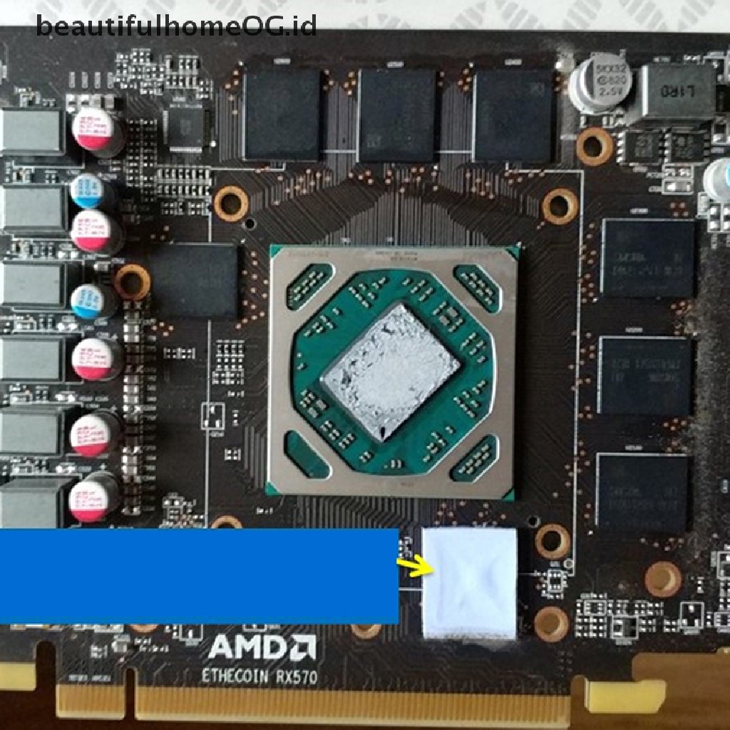 1pc Alas Pendingin Silikon Kualitas Tinggi Untuk Cpu Gpu