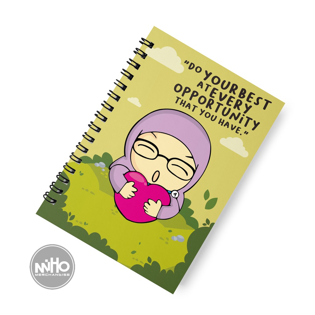 

Notebook Muslimah (B) / Hardcover / 60 lembar / Bergaris