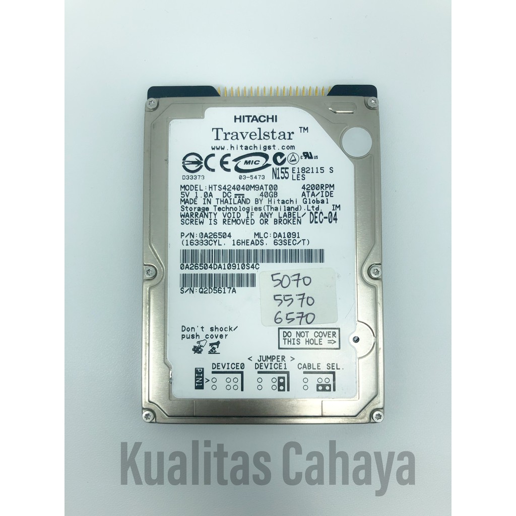 Hard Disk Mesin Fotokopi Canon IR 6570