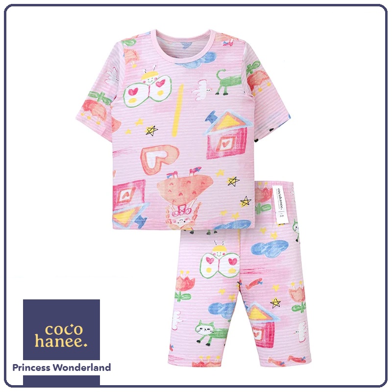 Cocohanee - Princess Wonderland | Baju Setelan Anak | Baju Tidur Anak