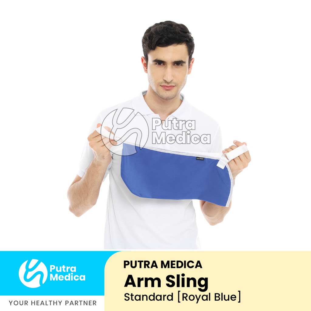 Putra Medica Arm Sling STANDARD / Penyangga Tangan Cedera / Gendongan Lengan Siku Patah Tulang