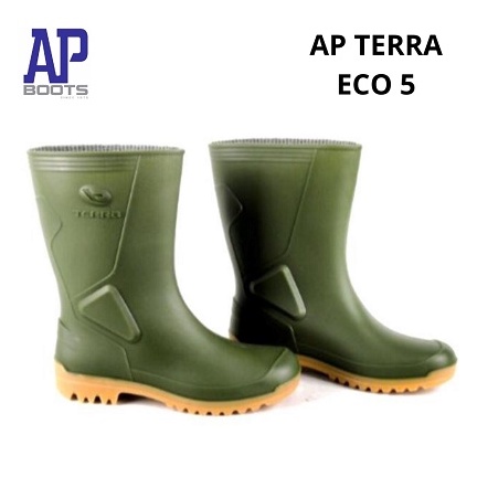 AP BOOTS TERRA ECO 5 SIZE 25-27 WARNA HIJAU / SEPATU AP BOOTS PENDEK TERRA ECO 5 HIJAU / FANZ STORE