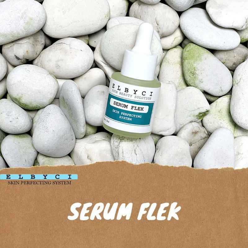 SERUM FLEK MELASMA Elbyci Mengurangi Flek di Wajah dan Mengangkat Sel Kulit Mati 20ml BPOM original