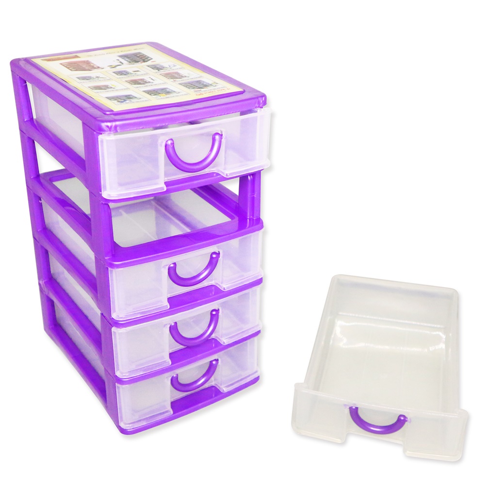 FM - Victory Mini Container L Susun 5 Ukuran 26,5 x 18,0 x 43,5 cm