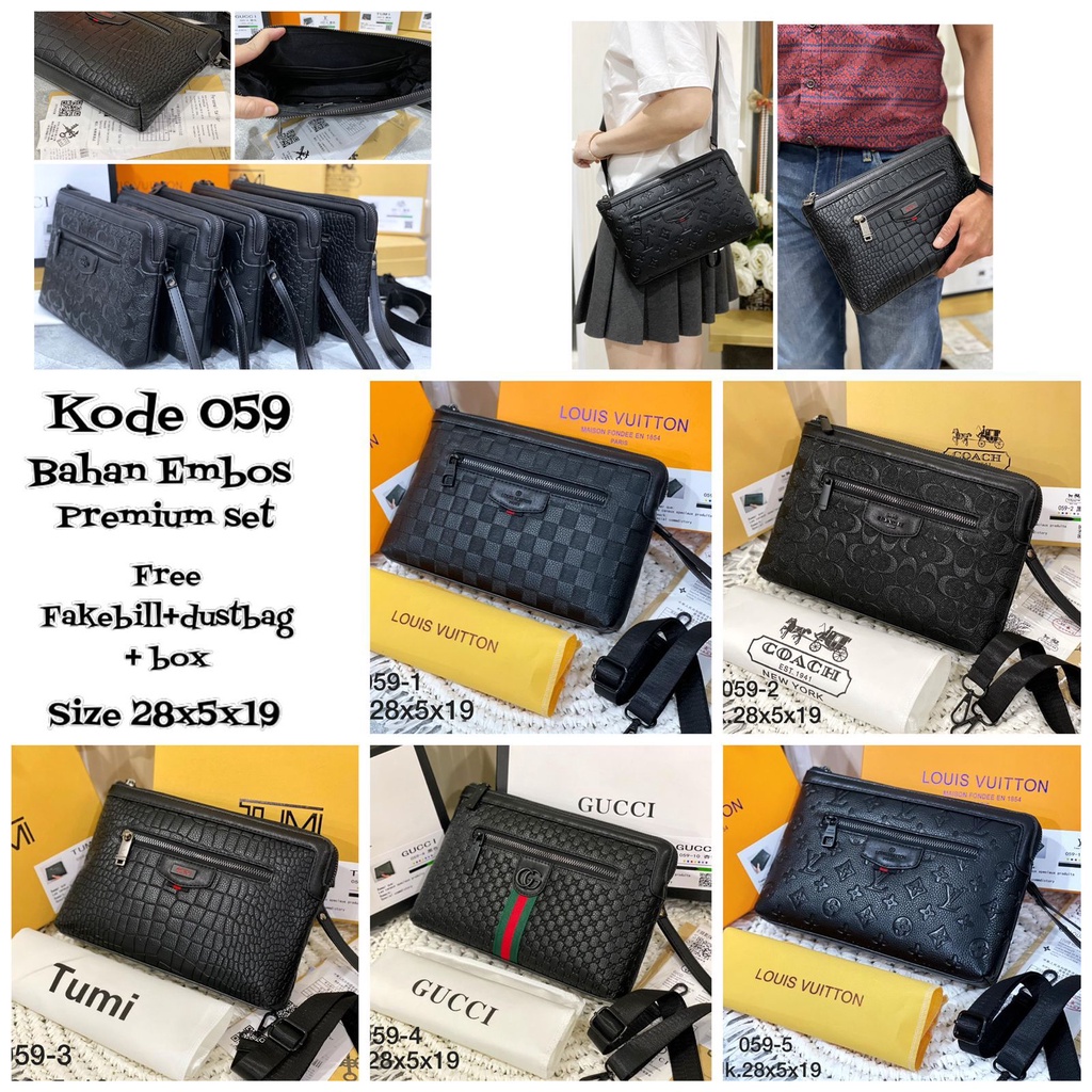Handbag / Clutch Slempang 059 Free box