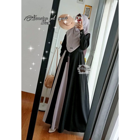 HUMAIRA SET SYAR'I // ITY CREPE // GAMIS ORY ATHATA EXCLUSIVE BY DZEE 2022