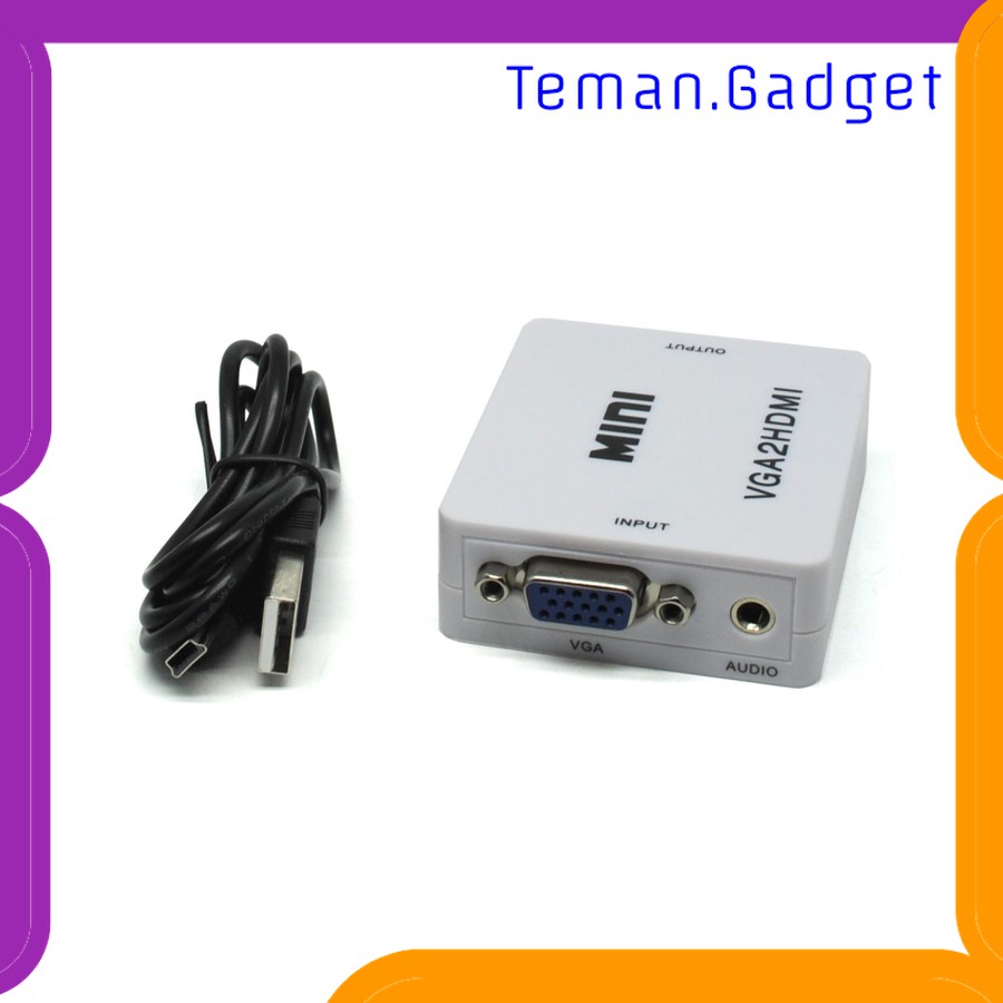 TG-AI105 TAFFWARE SAINTHOLLY KONVERTER VGA KE HDMI- ST-218