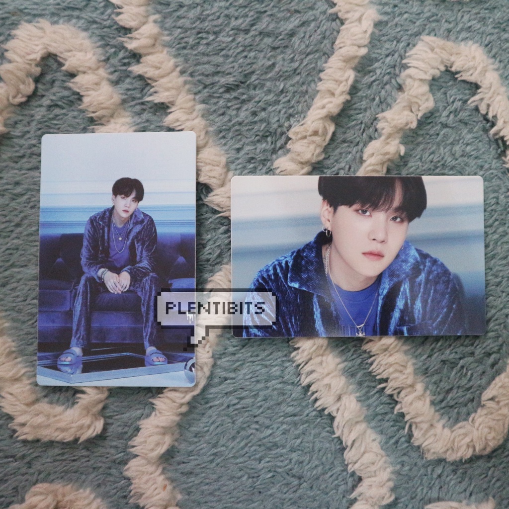 BTS Photocard LD BE Deluxe | Yoongi Suga | Vertical Horizontal Sit Close-Up