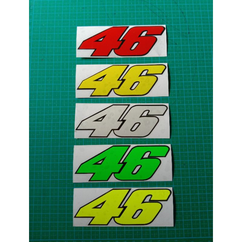 sticker cutting 46 rossi