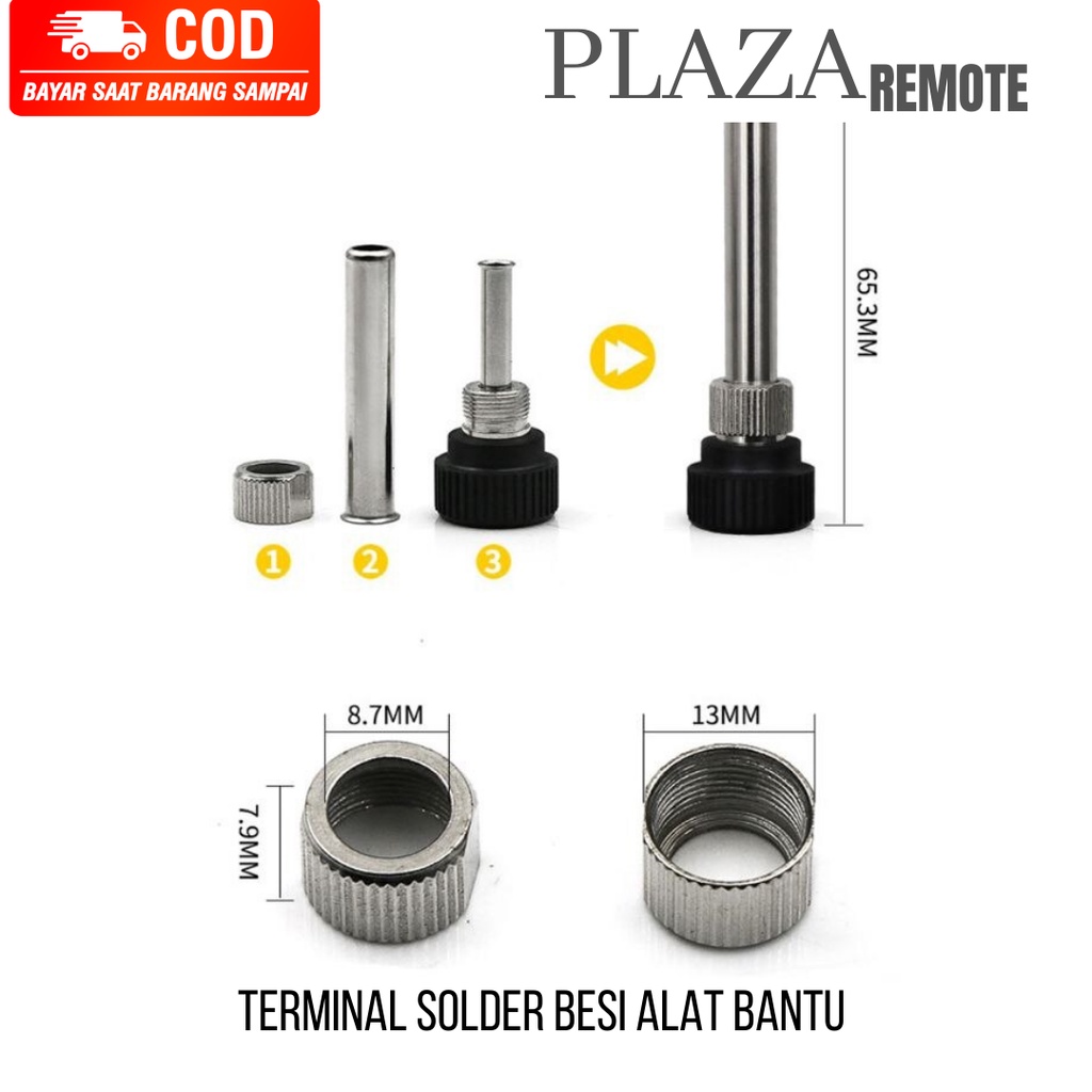 bushing Adaptor Pegangan untuk chasing solder 52D 936 937D 898D 907 8586 936D