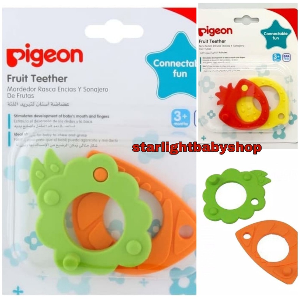 pigeon fruit teether