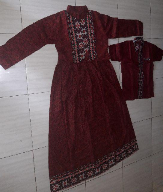 Bilda Maura Couple -sania Ruffle Batik Couple Ori Ndoro Jowi Dnt Garansi Termurah Shopee Gamis Jumbo