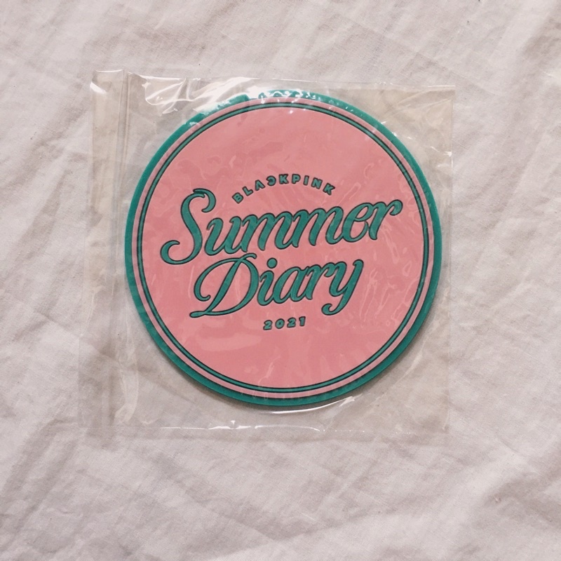 COASTER BLACKPINK SUMMER DIARY 2021 IN EVERLAND DVD VIDEO JENNIE LISA ROSE JISOO UNSEALED SHARING BOX+DVD YG YGSELECT KTOWN POB LOOSE BENEFIT PC PHOTOCARD