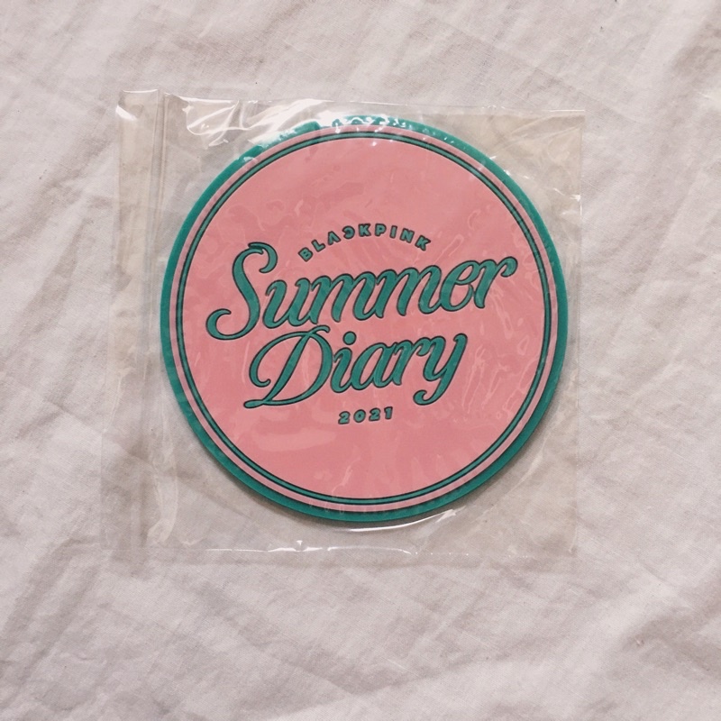 COASTER BLACKPINK SUMMER DIARY 2021 IN EVERLAND DVD VIDEO JENNIE LISA ROSE JISOO UNSEALED SHARING BO