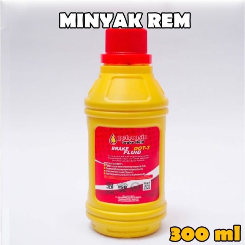 Petroasia Brake Fluid DOT-3 300ML Minyak Rem Petroasia Merah